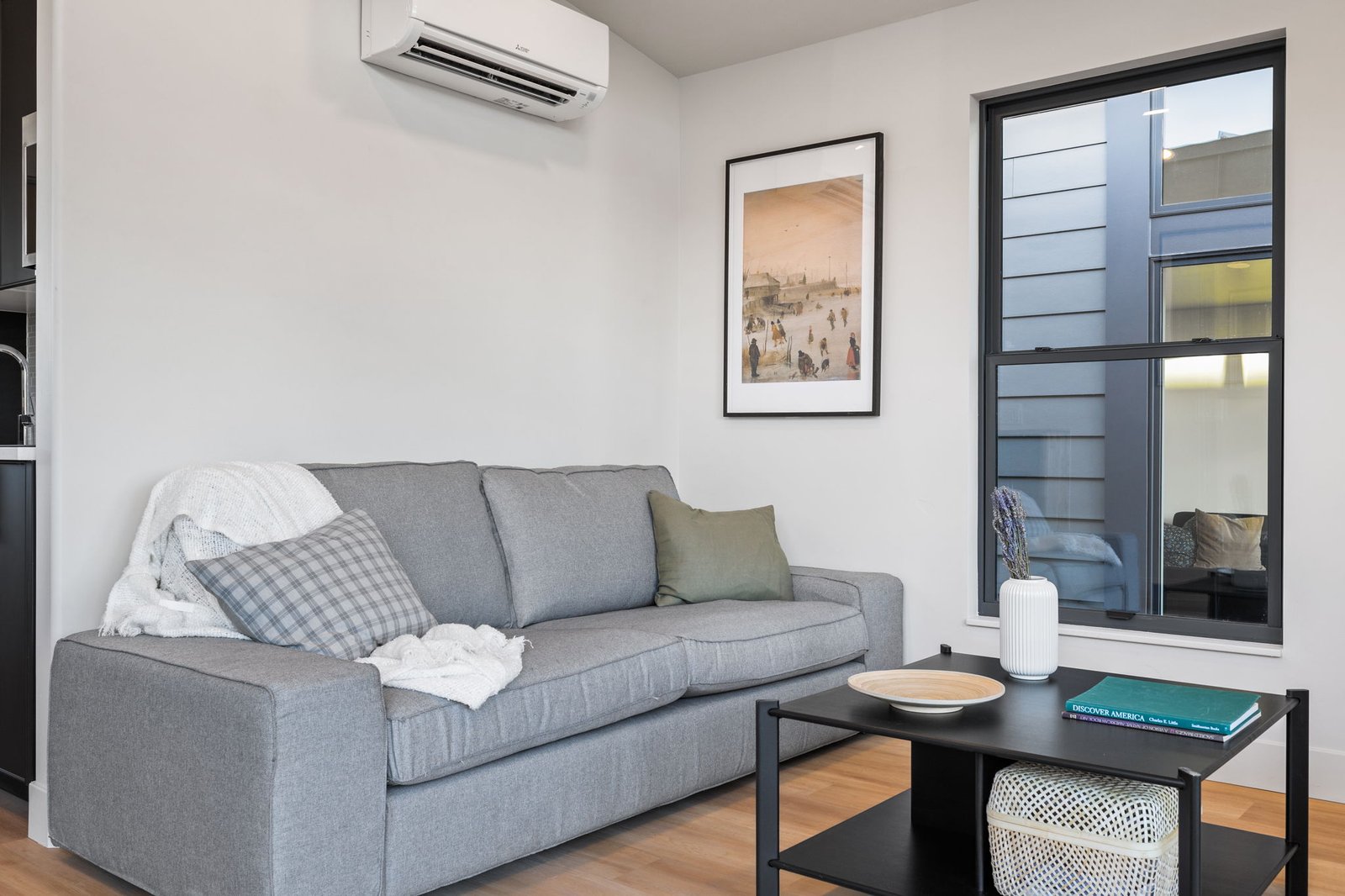 Wide living room view