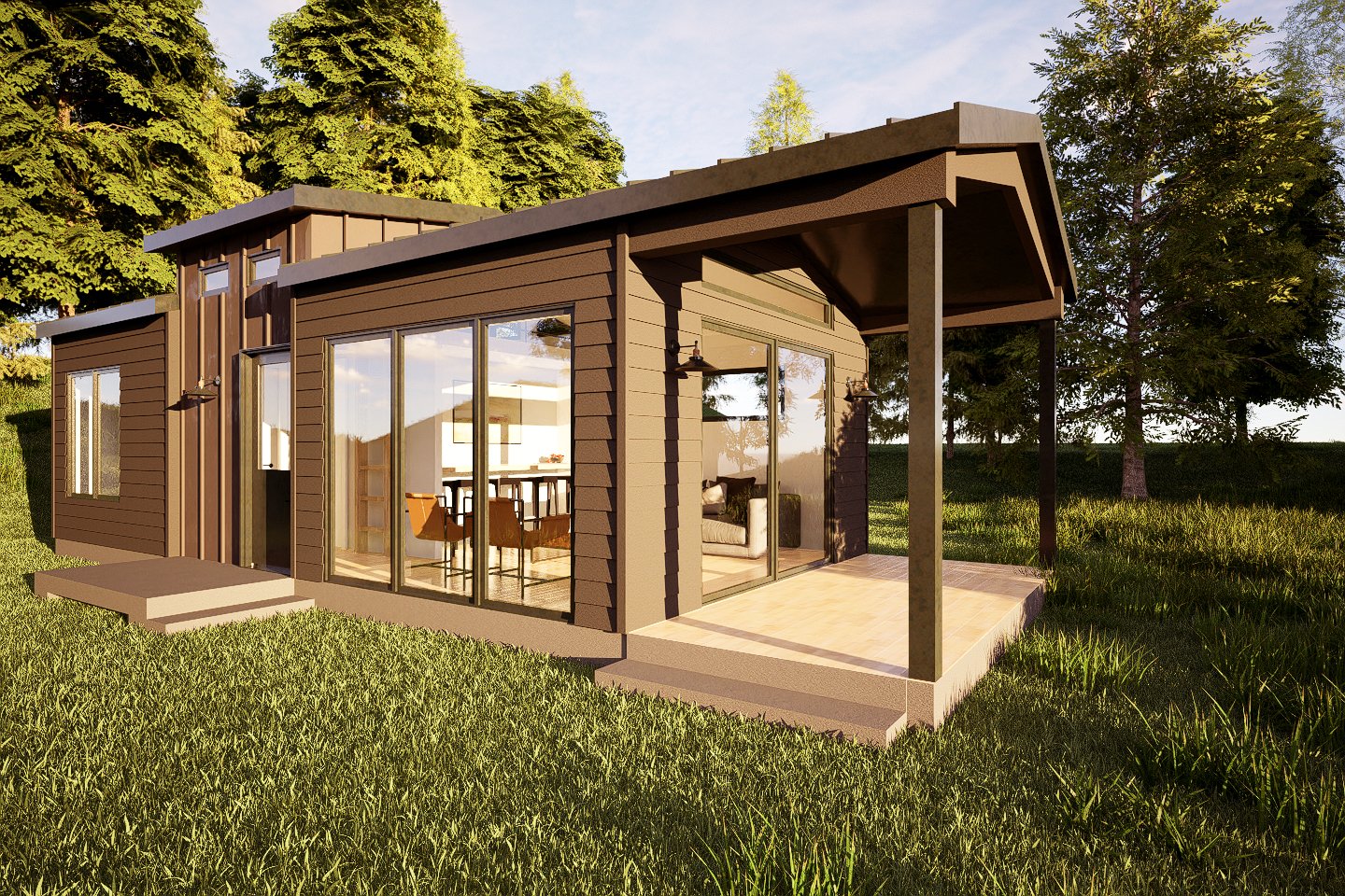 Kicking Horse modern modular home